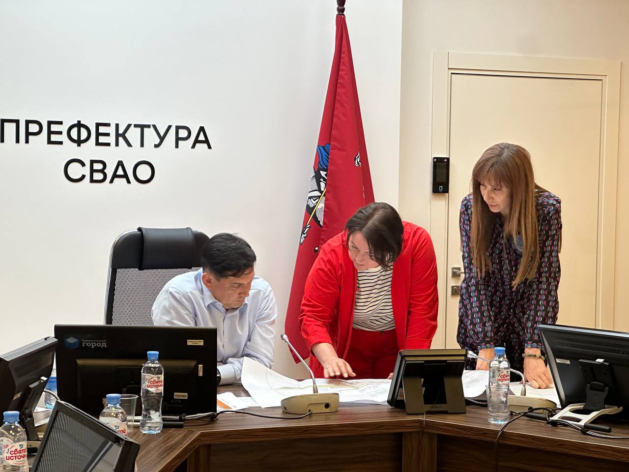 Префект СВАО и депутат МГД Картавцева обсудили вопрос капремонта пешеходного тоннеля