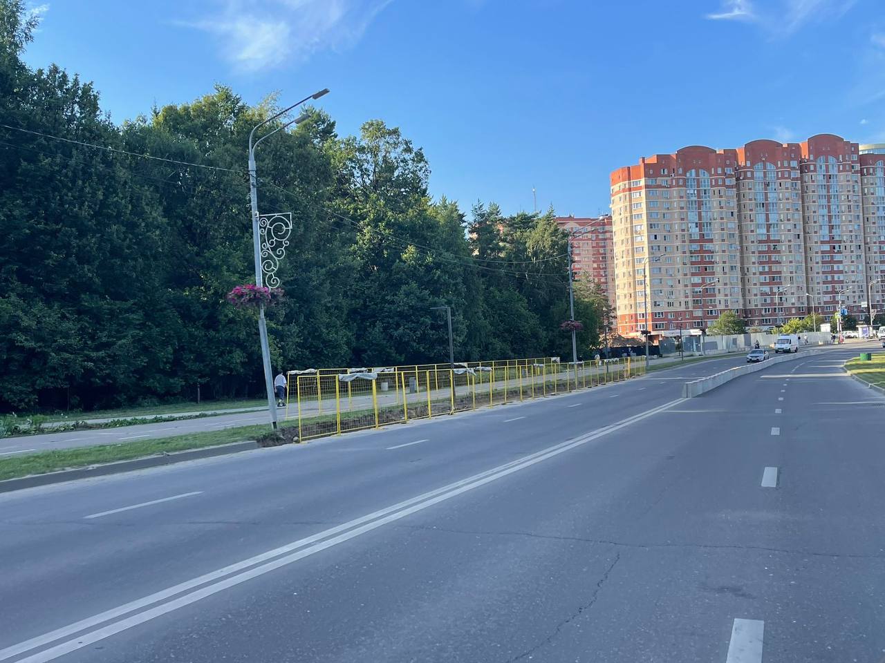 В Троицке обустраивают выезд на 38 км Калужского шоссе