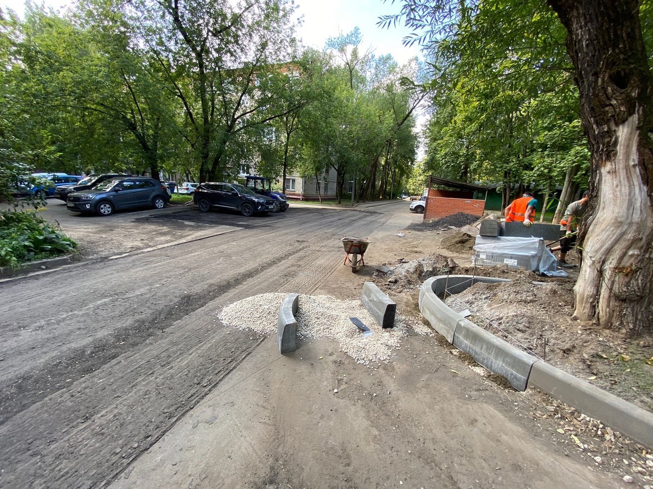 В Тимирязевском завершается благоустройство на улице Вучетича