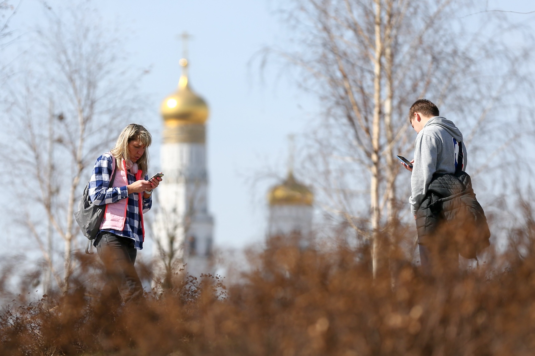 В Москву пришла климатическая весна, фото