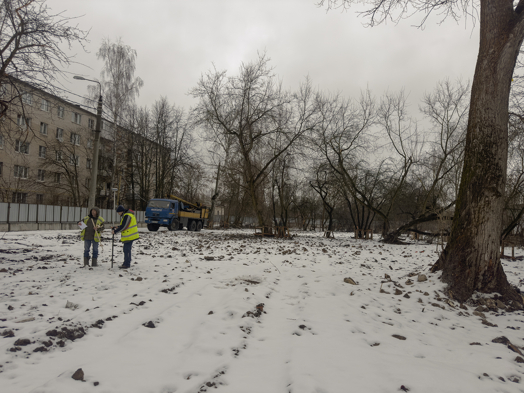 Во Внуково началась подготовка к строительству новых домов по реновации, фото