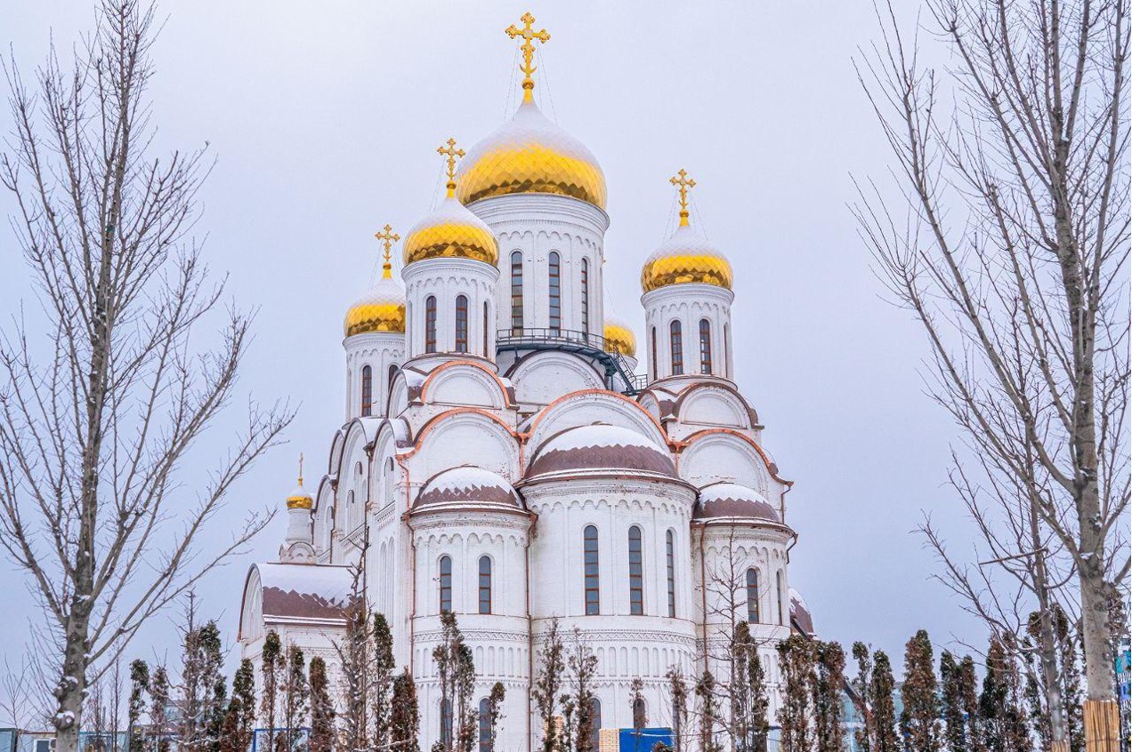 Строительство нового храма вышло на финальную стадию в Останкино, фото