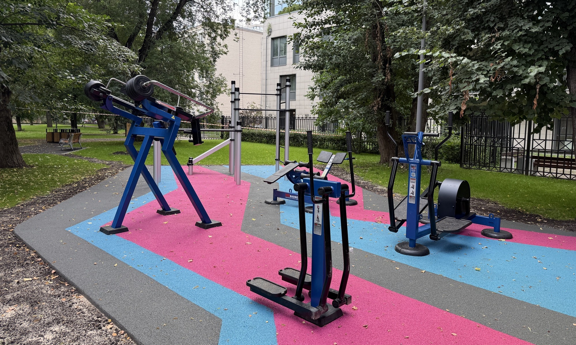 Новая спортивная площадка появилась в районе Хамовники, фото