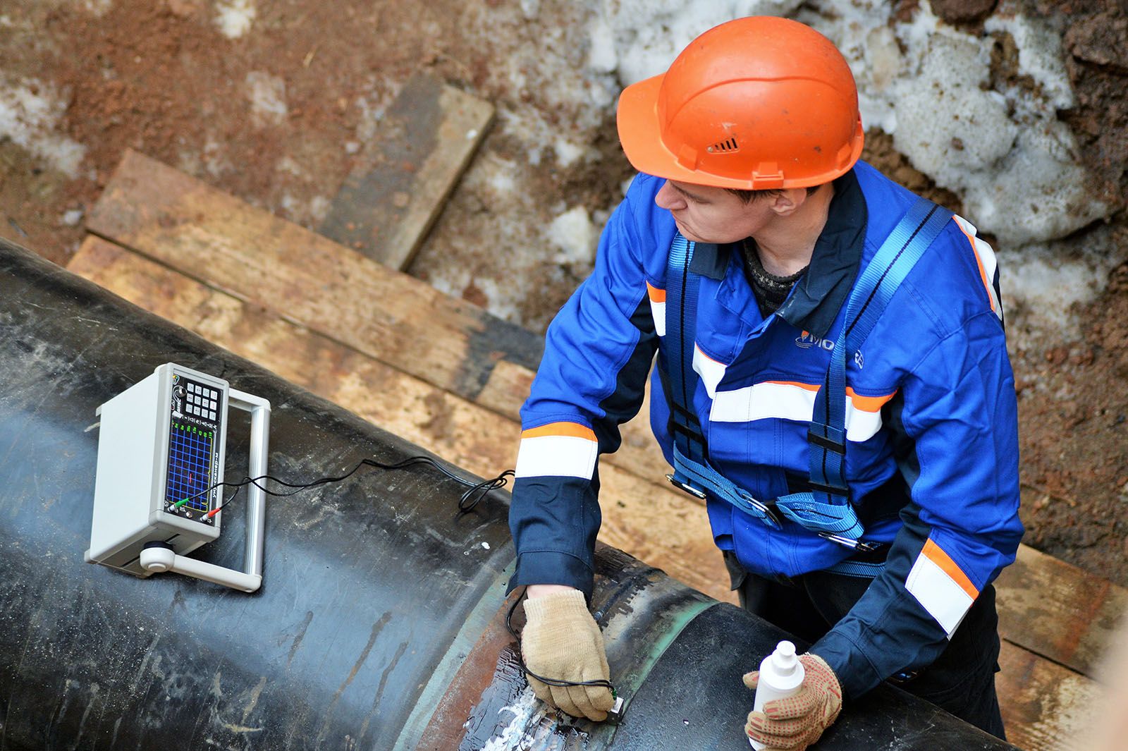 В Тимирязевском районе реконструировали газопровод, фото