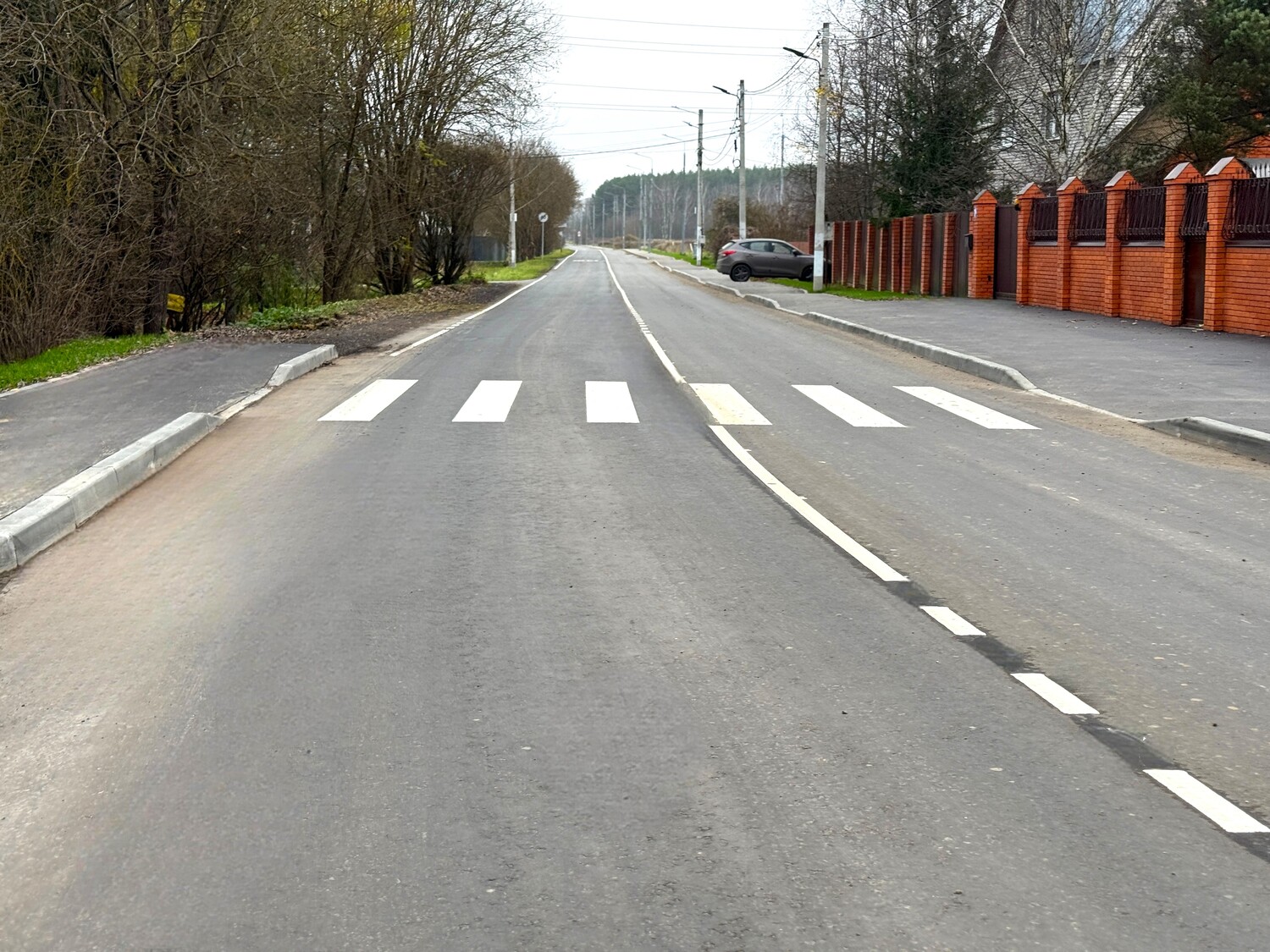 Дорогу Кленово-Свитино-Зыбино отремонтировали в районе Вороново, фото