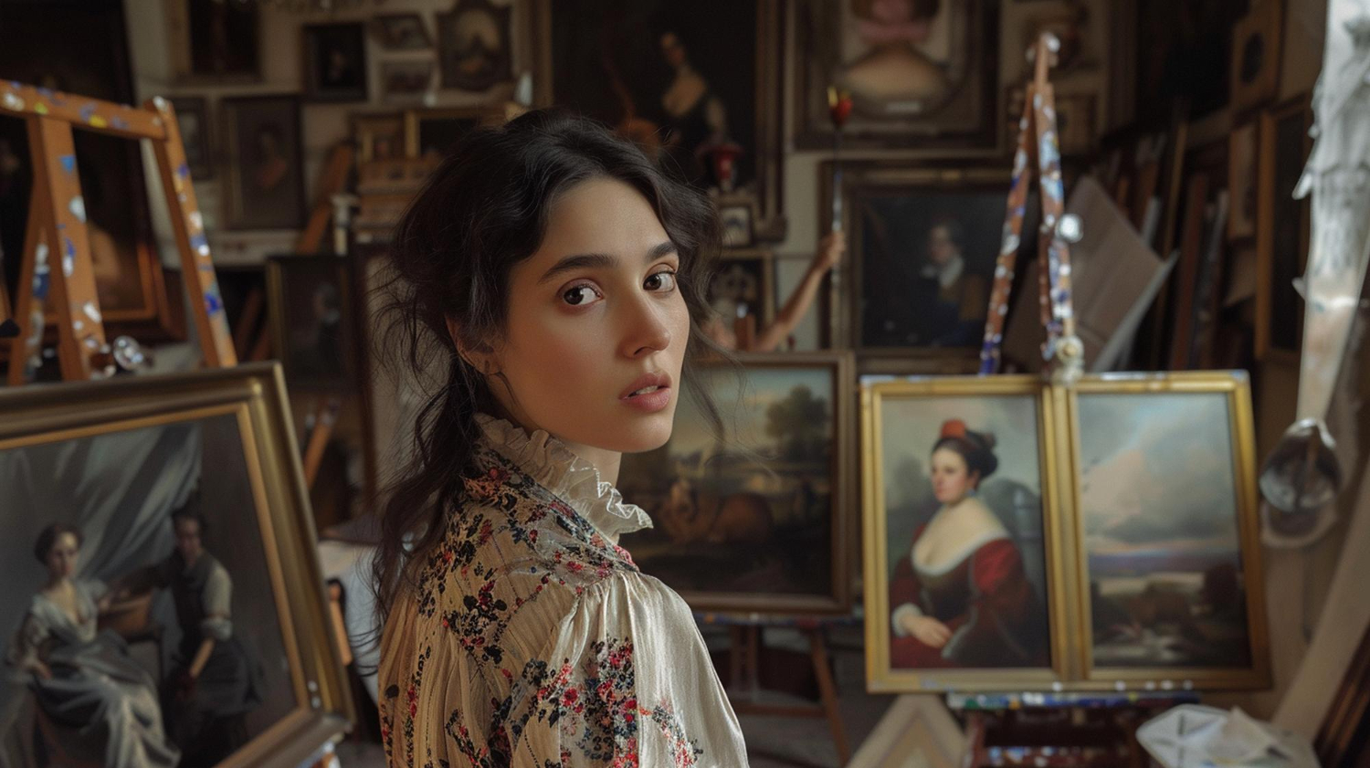 Выставка живописных портретов продлится в Тимирязевском районе до 21 декабря, фото