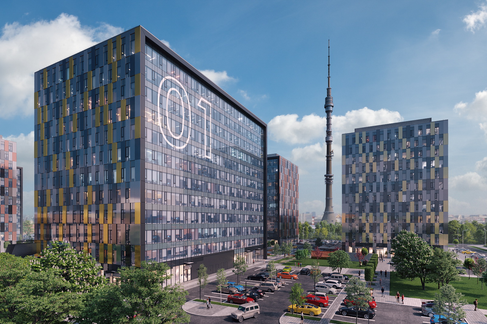 Ефимов: на северо-востоке Москвы завершили строительство бизнес-парка «Останкино», фото