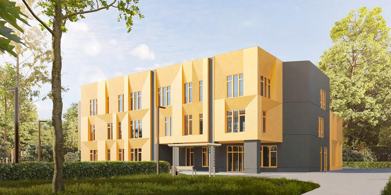 В Марьино начали строить новый детский сад, фото