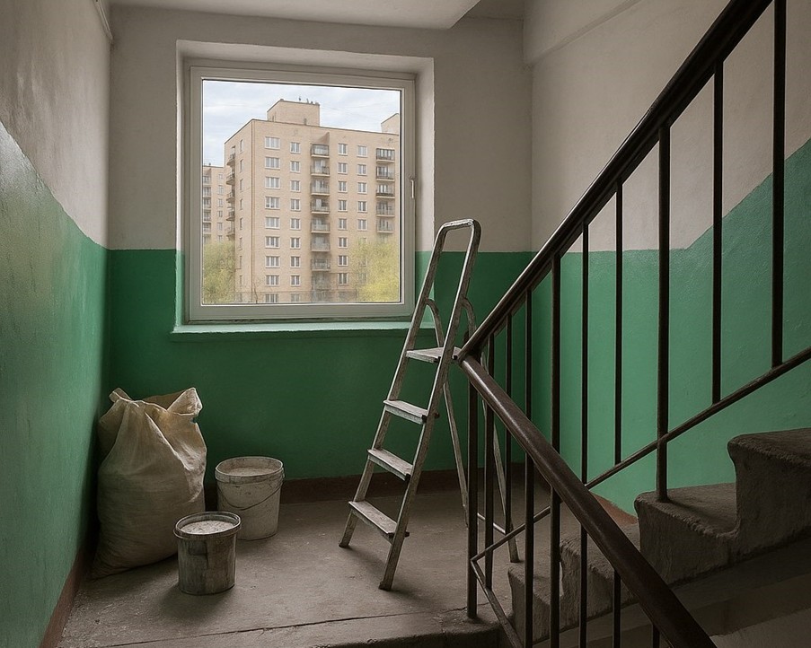 Более 140 подъездов многоквартирных домов обновят в Бибирево в 2026 году, фото