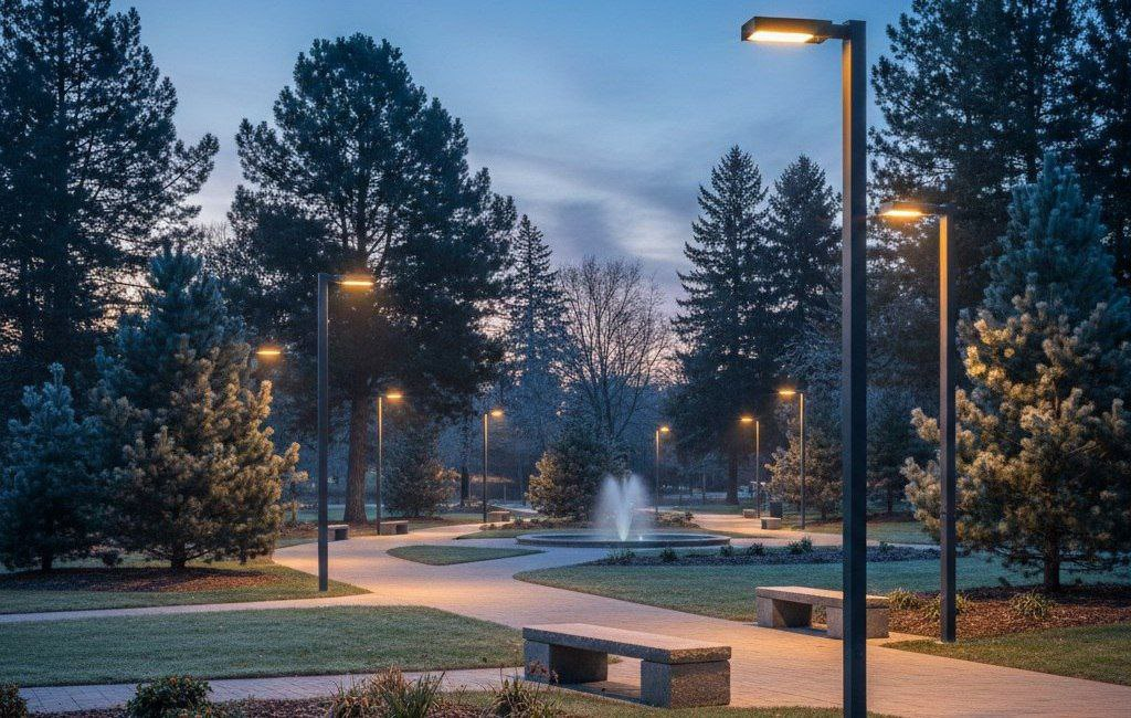 Более сотни опор освещения установят в Лосиноостровском районе, фото