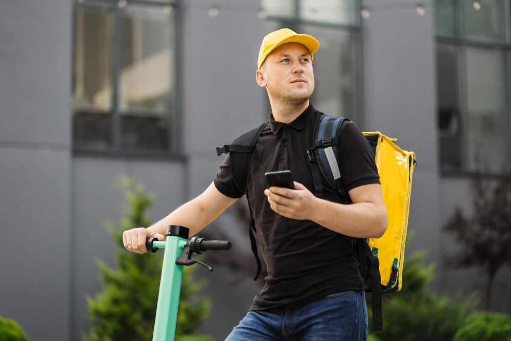 В Москве 15 тысяч курьеров отстранили от работы, фото