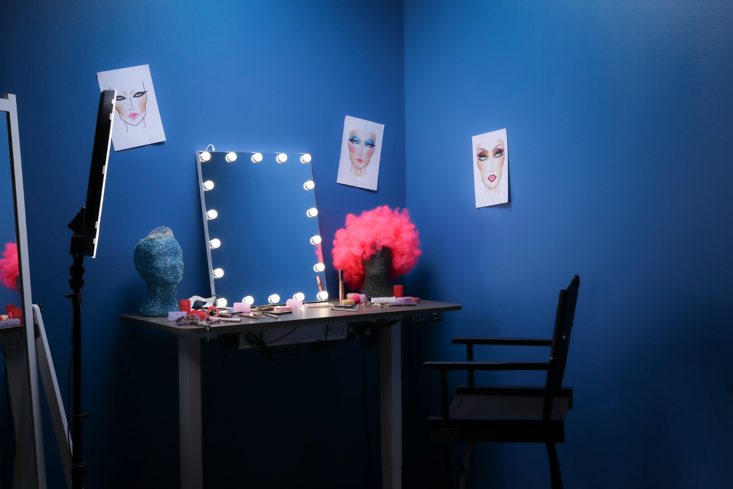 Организация гримерной зоны на выезде, фото