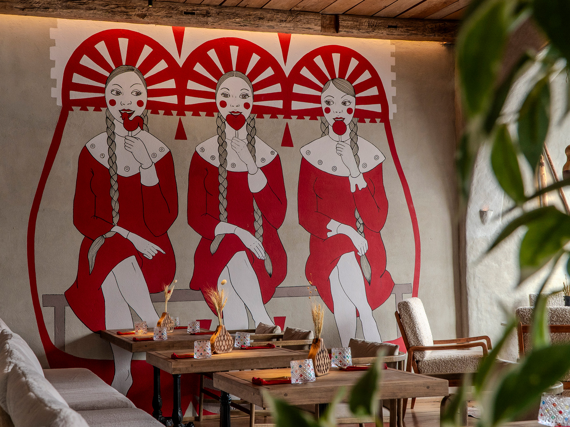 Ресторан «Ёшки Матрёшки» в Москве