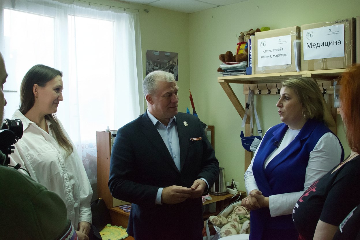 Участник СВО Александр Шелковой принял участие в гуманитарном проекте в Алтуфьевском районе, фото