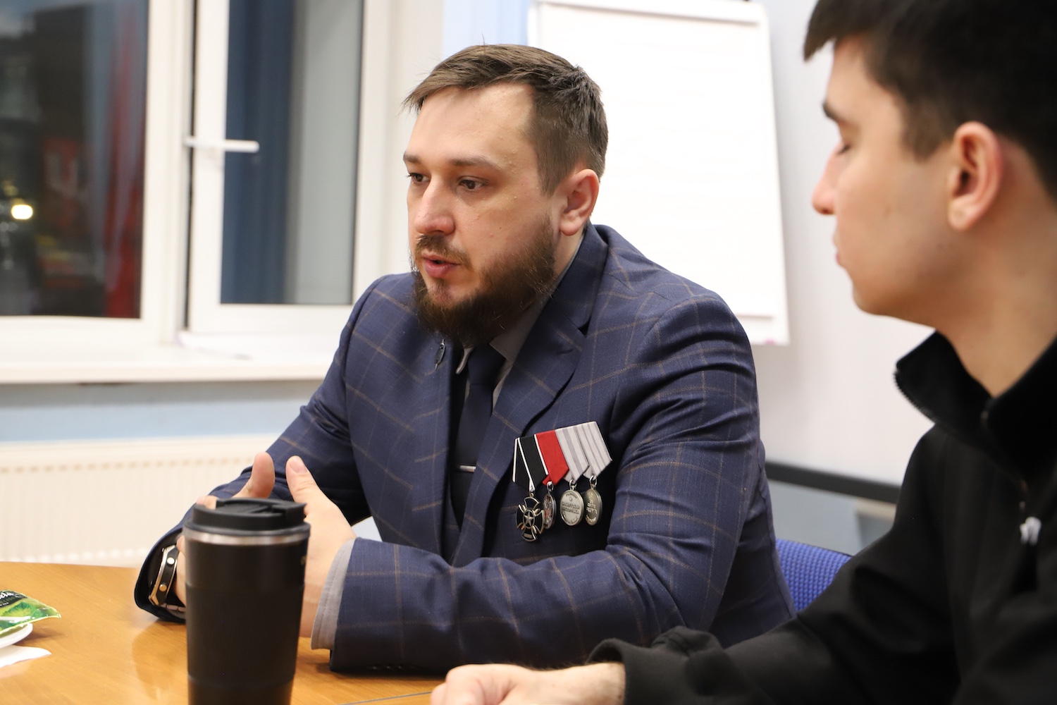 Правда из первых уст: активисты СПК встретились с участником СВО Алексеем Сапрыгиным, фото