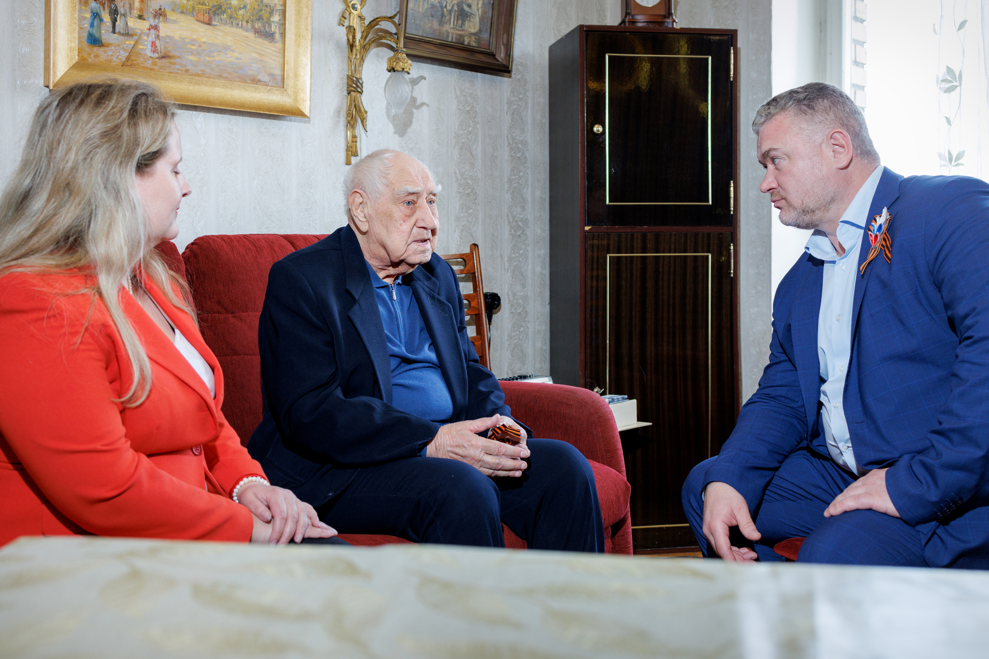 Евгений Андриенко поздравил ветеранов Великой Отечественной войны ЗАО с Днем Великой Победы, фото