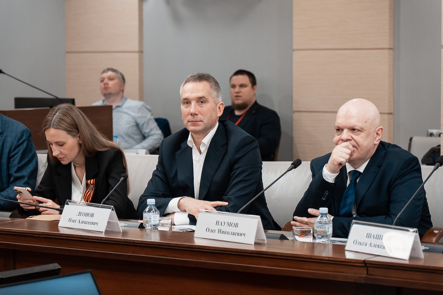Советник ректора НИУ ВШЭ Олег Леонов принял участие в VI научно-практической конференции в Московской городской думе, фото