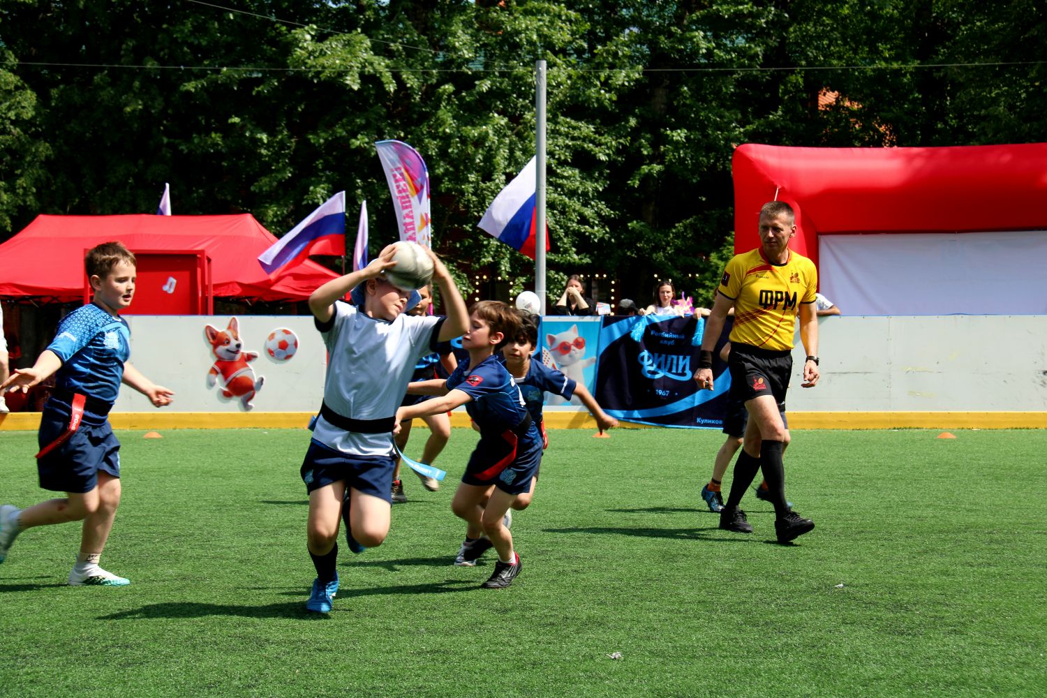 Спартакиада по игровым видам спорта прошла в Детском парке «Фили», фото