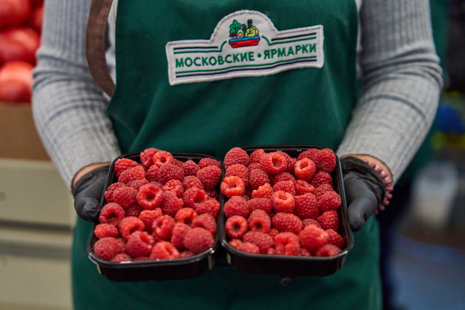 На московских ярмарках начался сезон клубники и малины ремонтантных сортов, фото