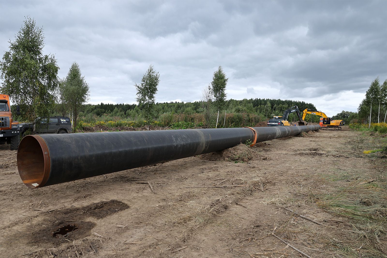 В Краснопахорском районе готов на 90% новый газопровод, фото