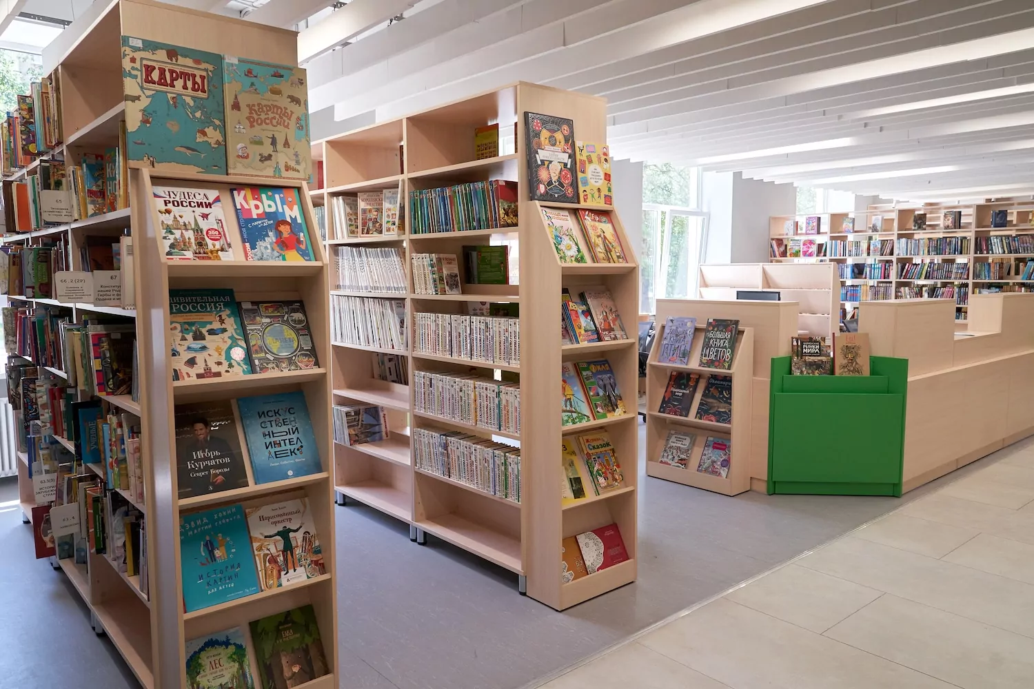 Детская библиотека № 31 в районе Аэропорт была модернизирована, фото