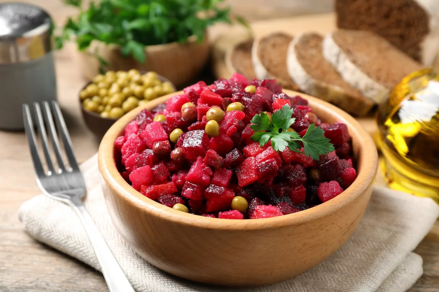 Винегрет — вкусная и сытная закуска для дошкольников, фото