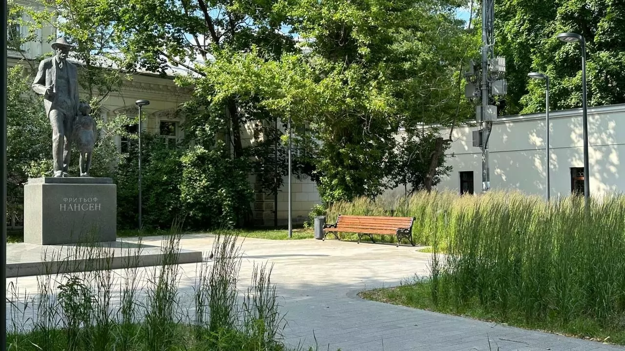 Депутат МГД Самышина поддержала возвращение дизайна Нансеновского сквера, фото