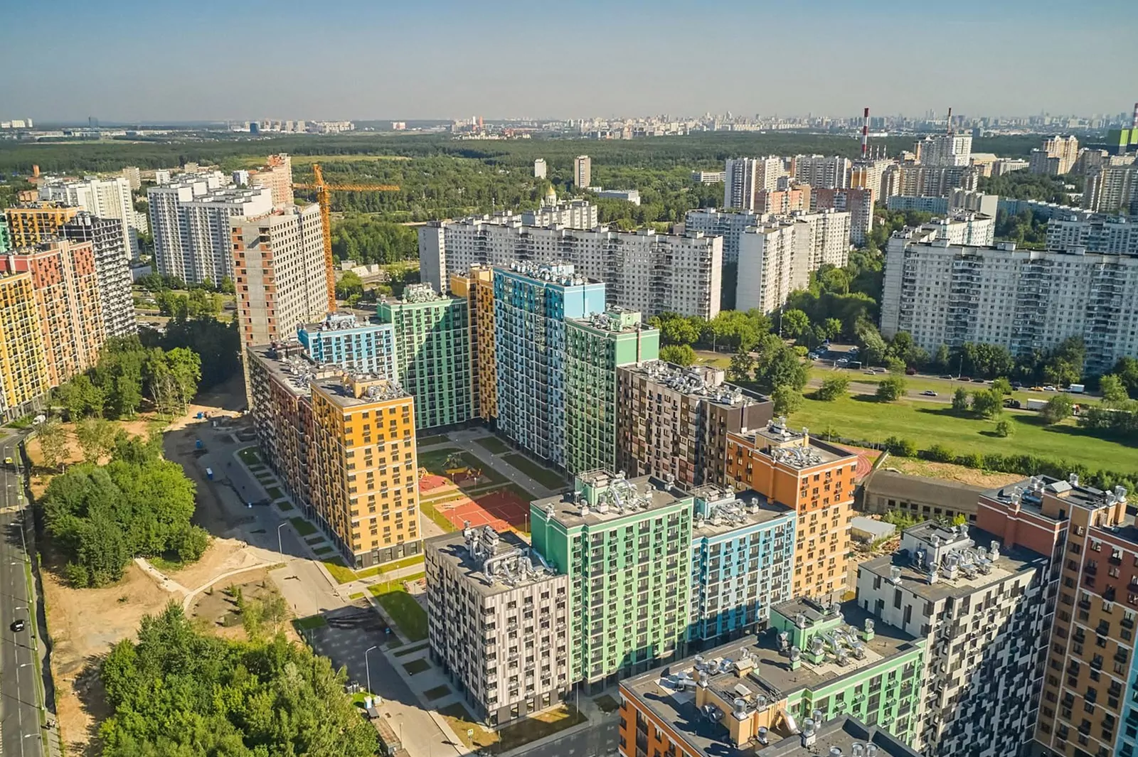 Жилой комплекс из шести корпусов возведут в Можайском районе, фото