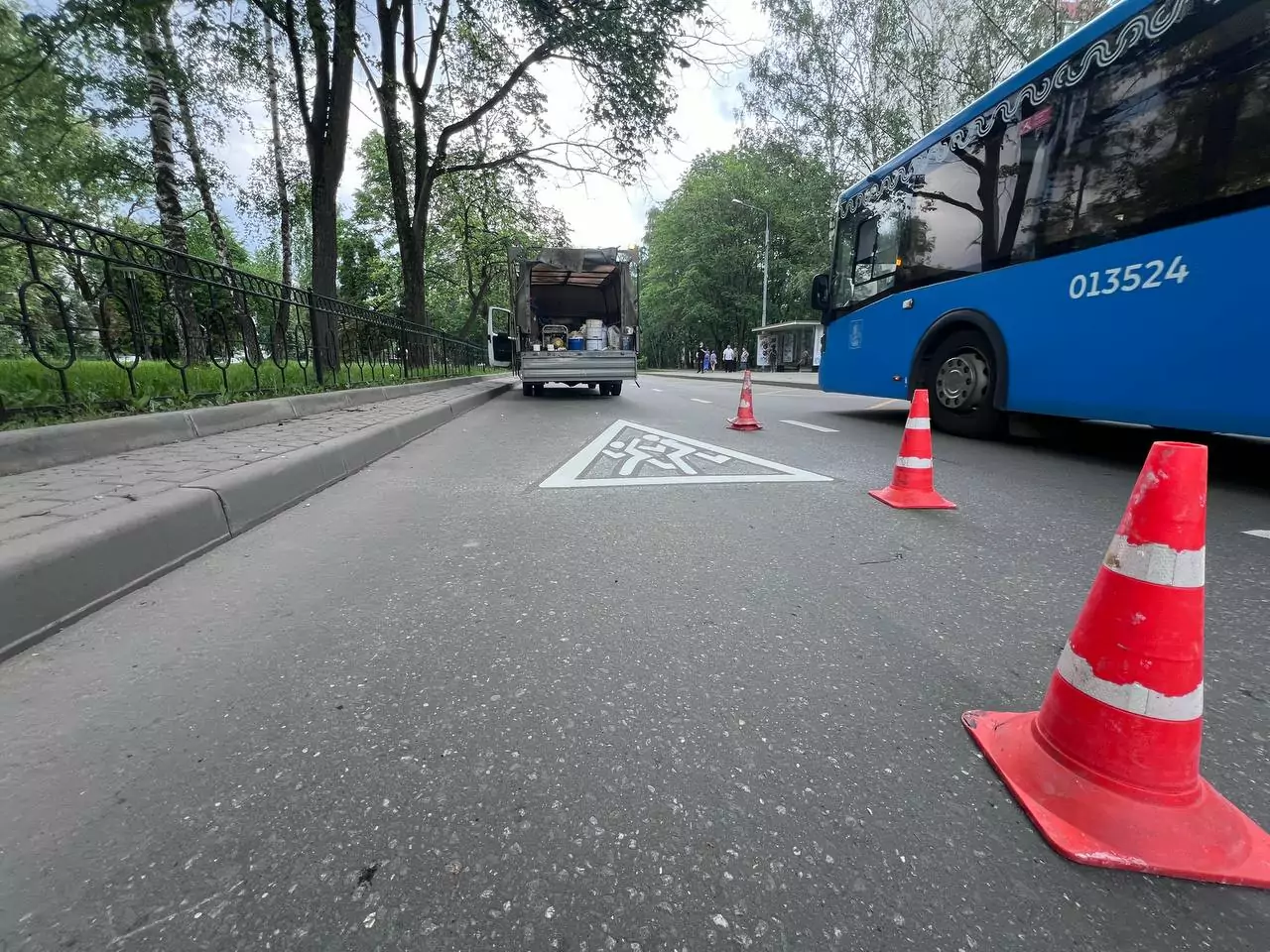 Дорожную разметку обновят на территории Филимонковского района, фото