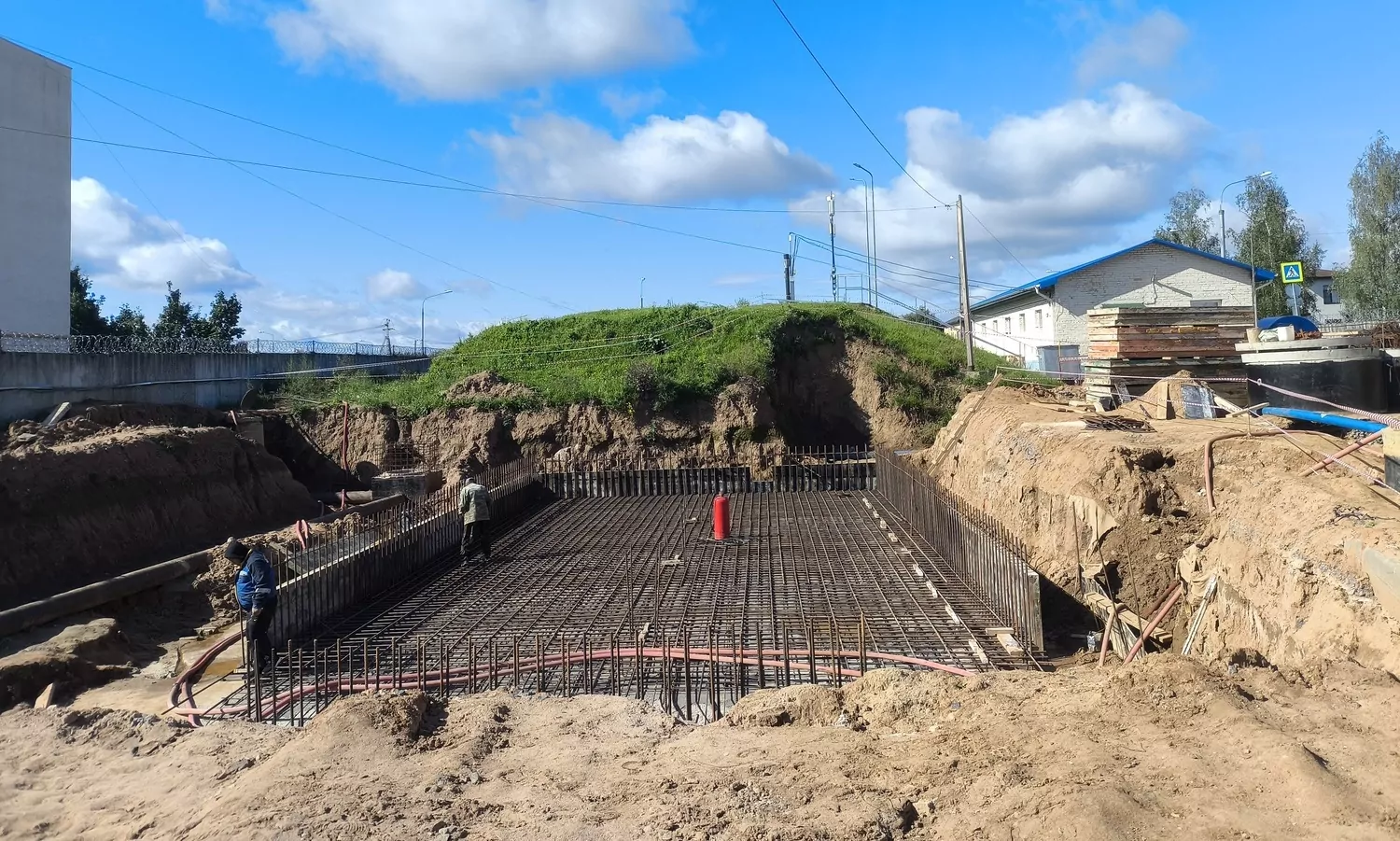 Новый резервуар появится на водозаборном узле в Крекшино, фото