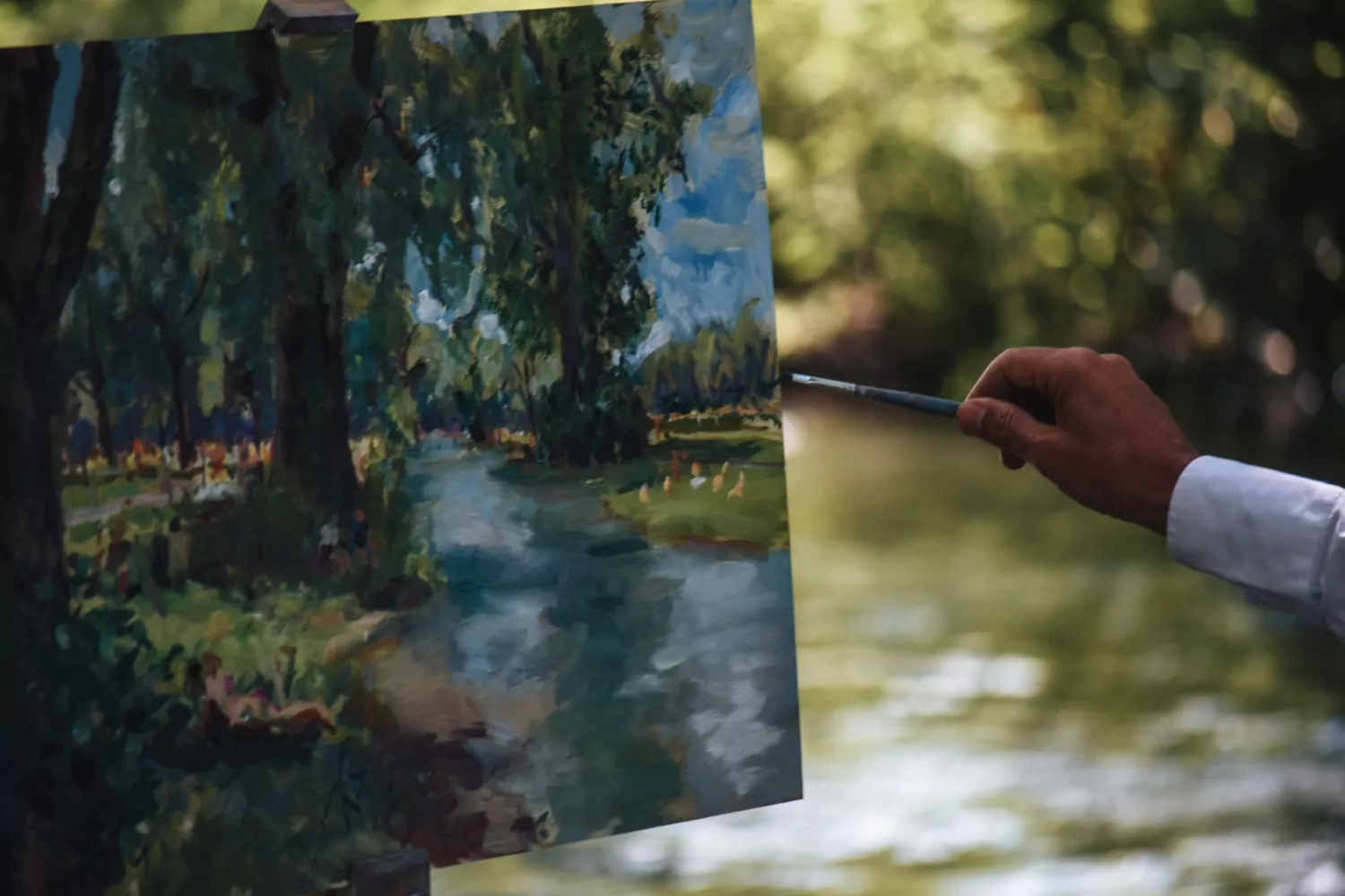 Выставка акварельных пейзажей пройдет в Тимирязевском районе до 30 декабря, фото