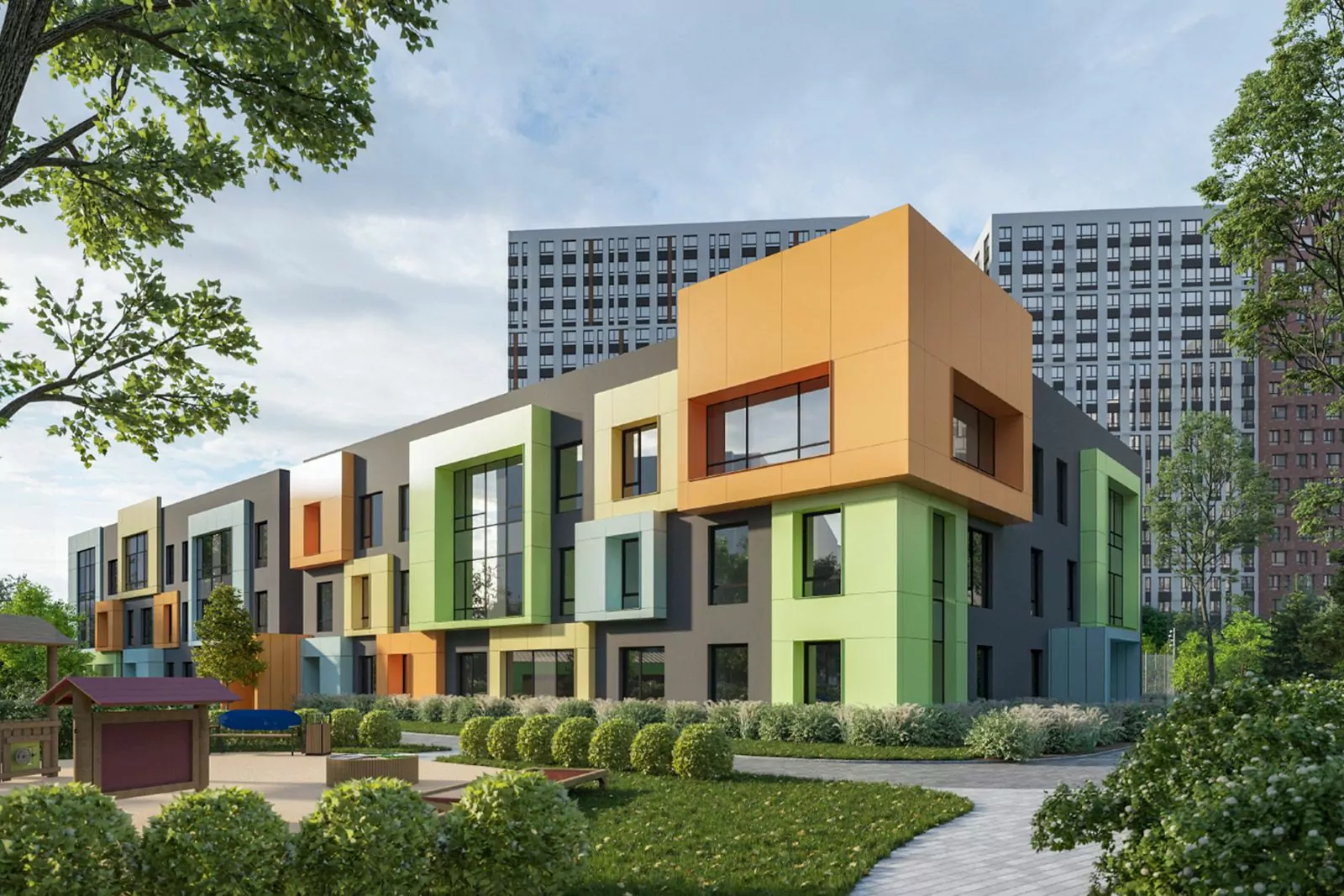 Владимир Ефимов: Детский сад в Филимонковском районе готов более чем на 70 процентов, фото